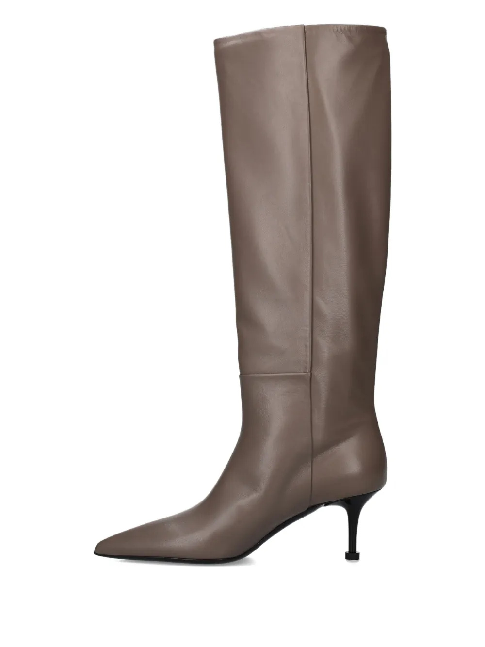 Premiata 65mm Pointed Heeled Boot In Gray