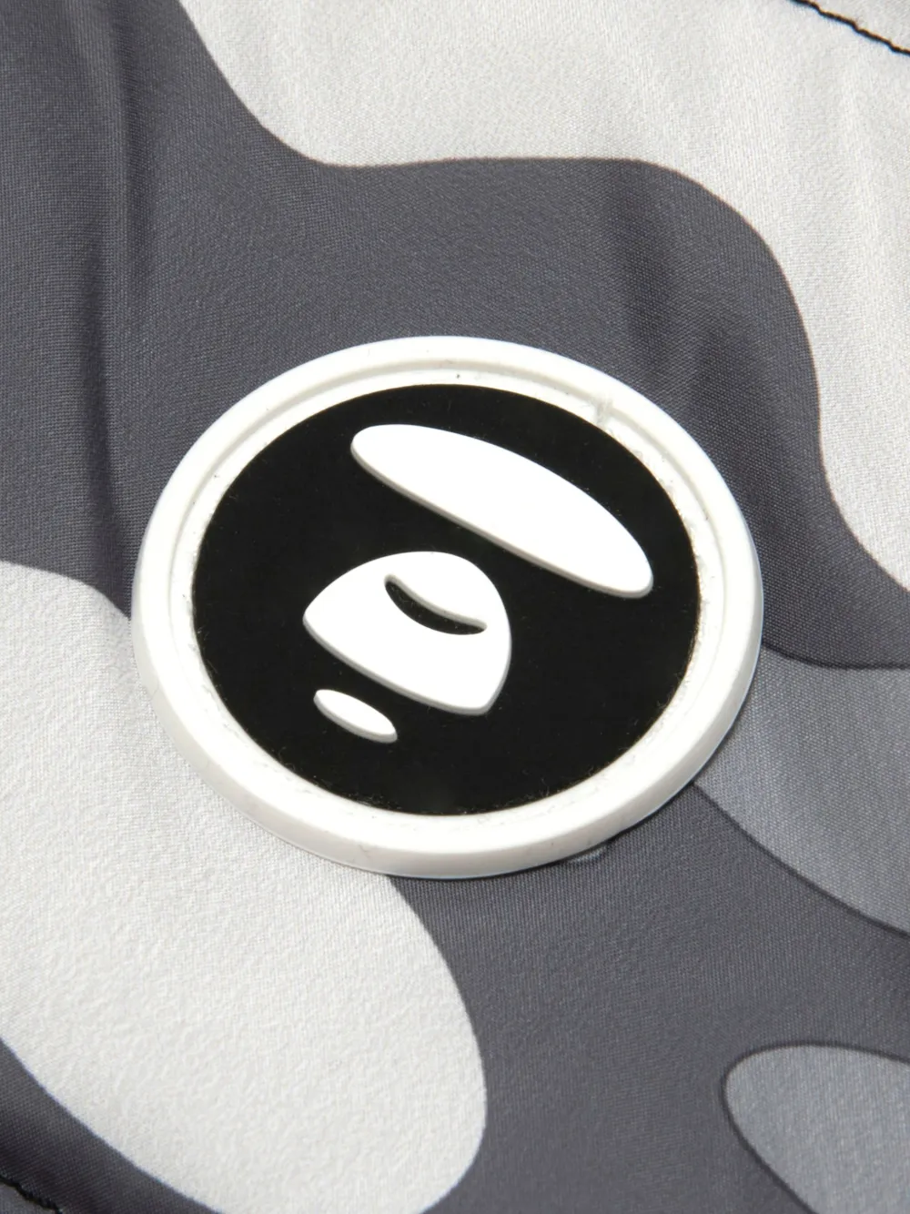 AAPE BY *A BATHING APE Jack met camouflageprint en capuchon Zwart