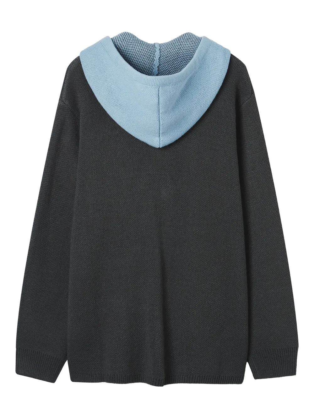 b+ab cárdigan con capucha y cierre | gris | Image 1