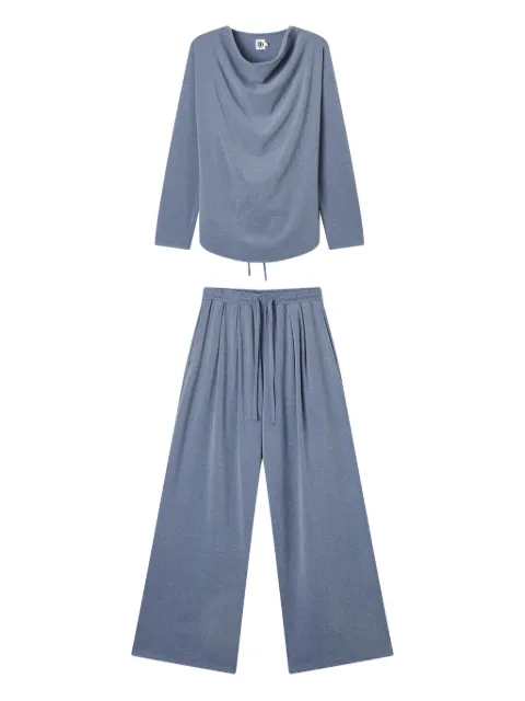 b+ab tie-waist trousers and top set 