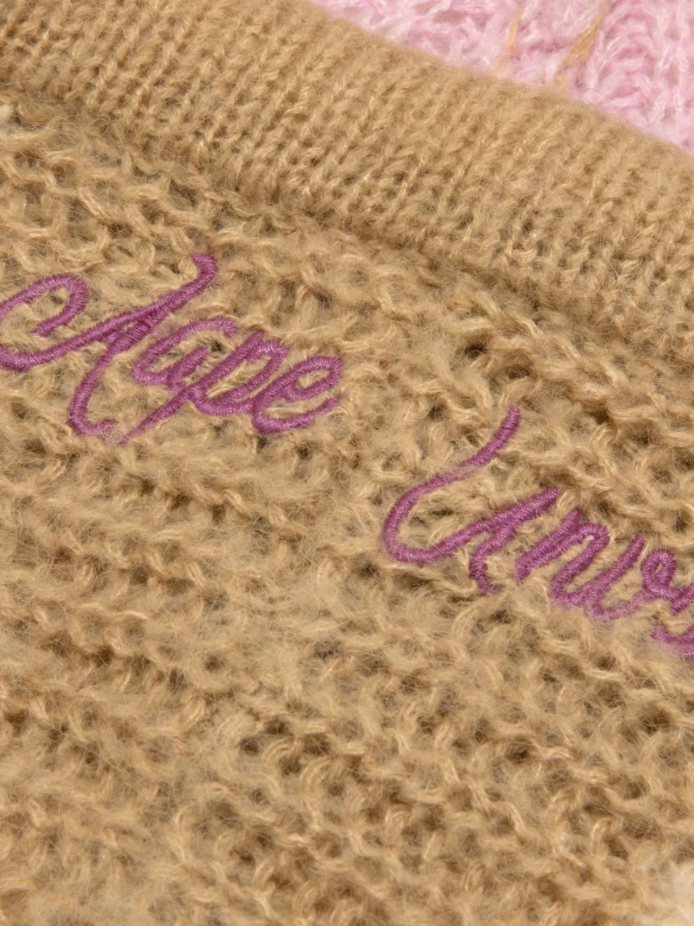 Aape By A Bathing Ape Striped Hooded Cardigan In Brown