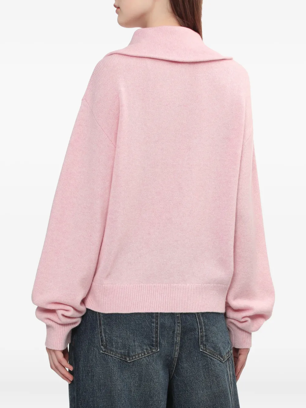 Bapy By *a Bathing Ape® Zip-collar Sweater In Pink