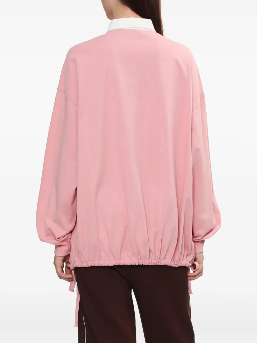 Bapy By *a Bathing Ape® Collared Drawstring Top In Pink