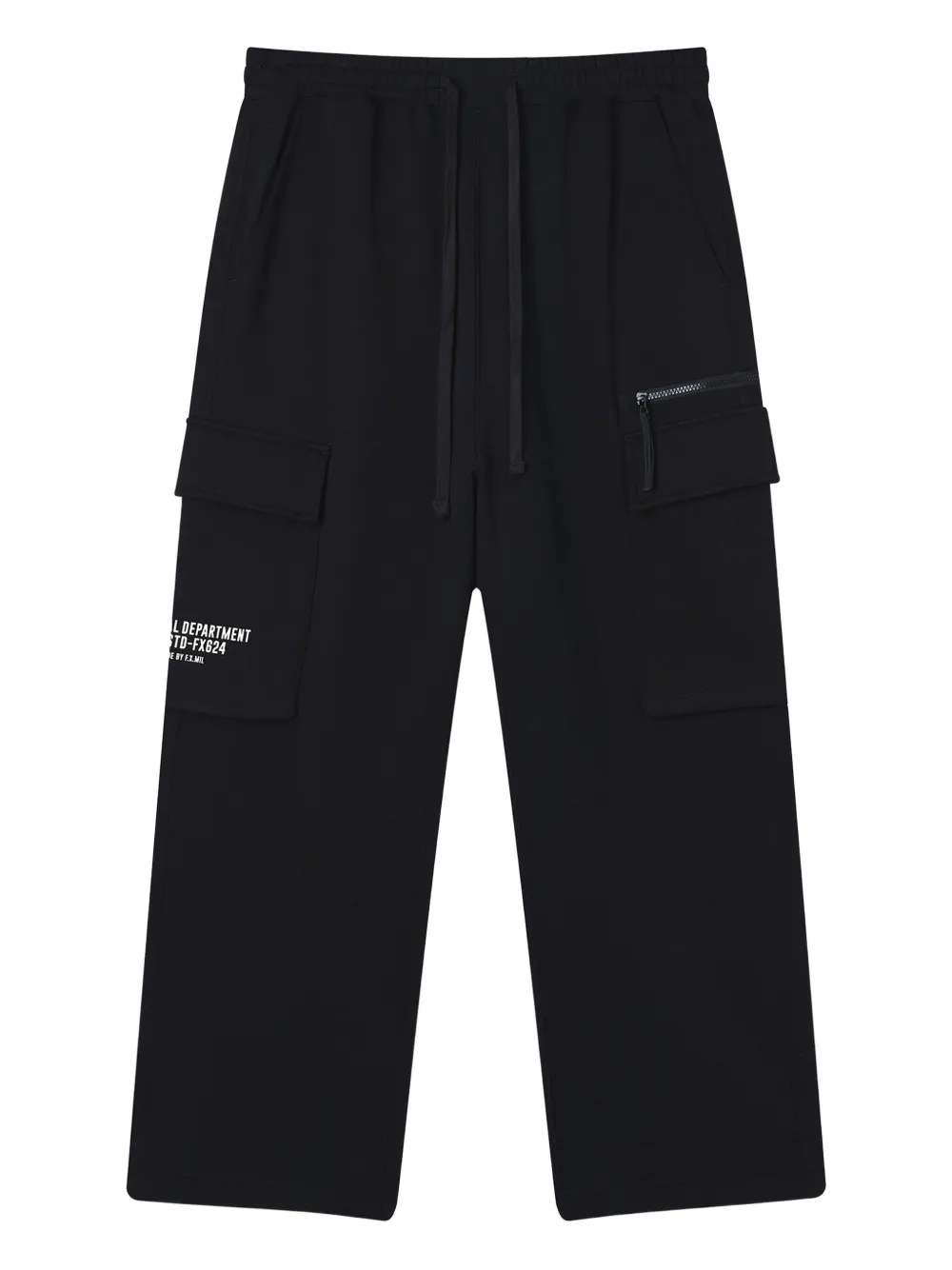 FINGERCROXX cargo-pocket trousers | Black | Image 1