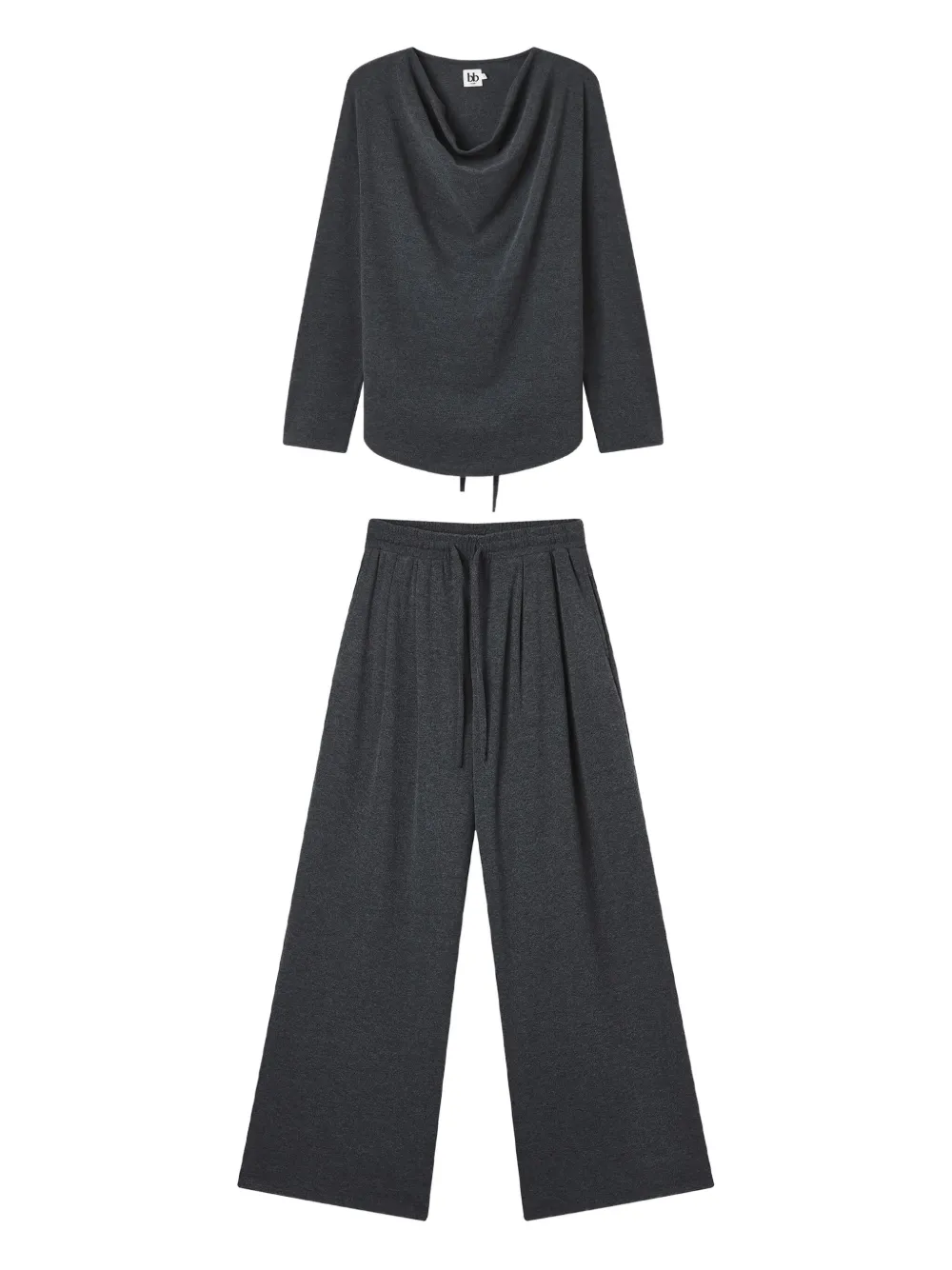 b+ab tie-waist tracksuit | Grey | Image 1