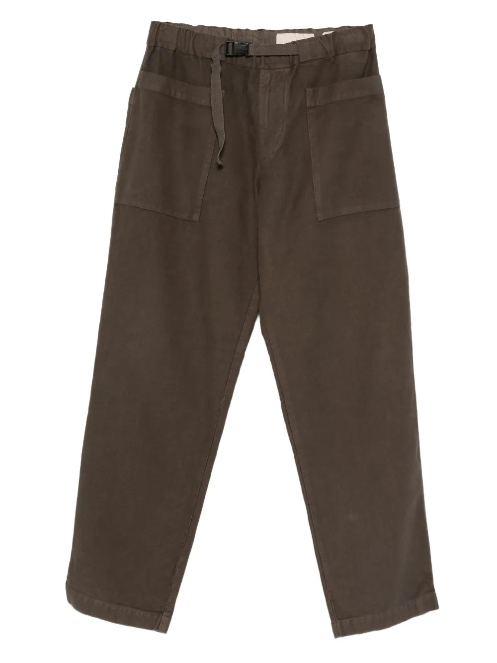 original vintage style patch-pocket trousers | Brown | Image 1