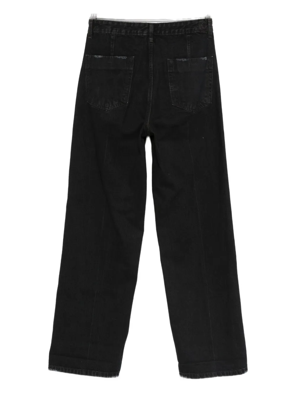 Low Classic Jeans met riemlussen - Blauw