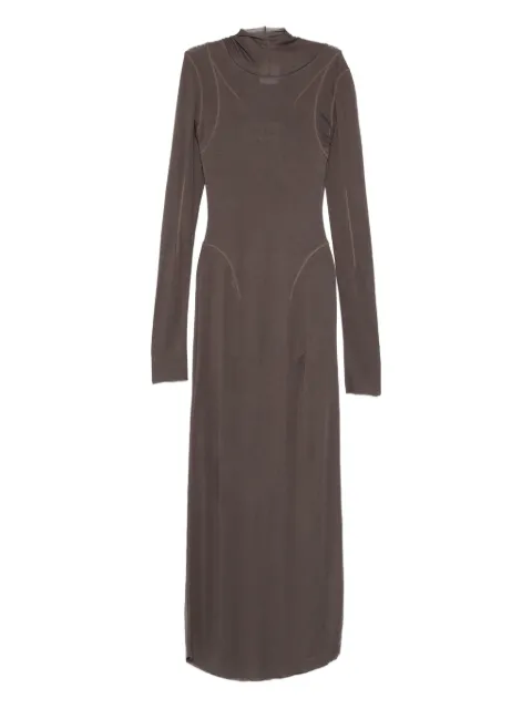 ROA long-sleeve panelled dress
