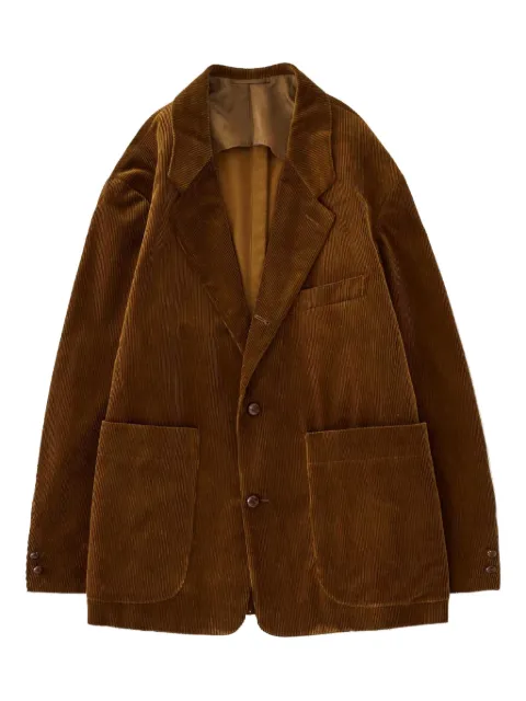 Studio Nicholson blazer à simple boutonnage