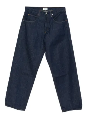 ＜CHARLES JEFFREY LOVERBOY＞ ニットパッチワイドジーンズ Charles Jeffrey Loverboy ニットパッチ ワイドジーンズ | ブルー