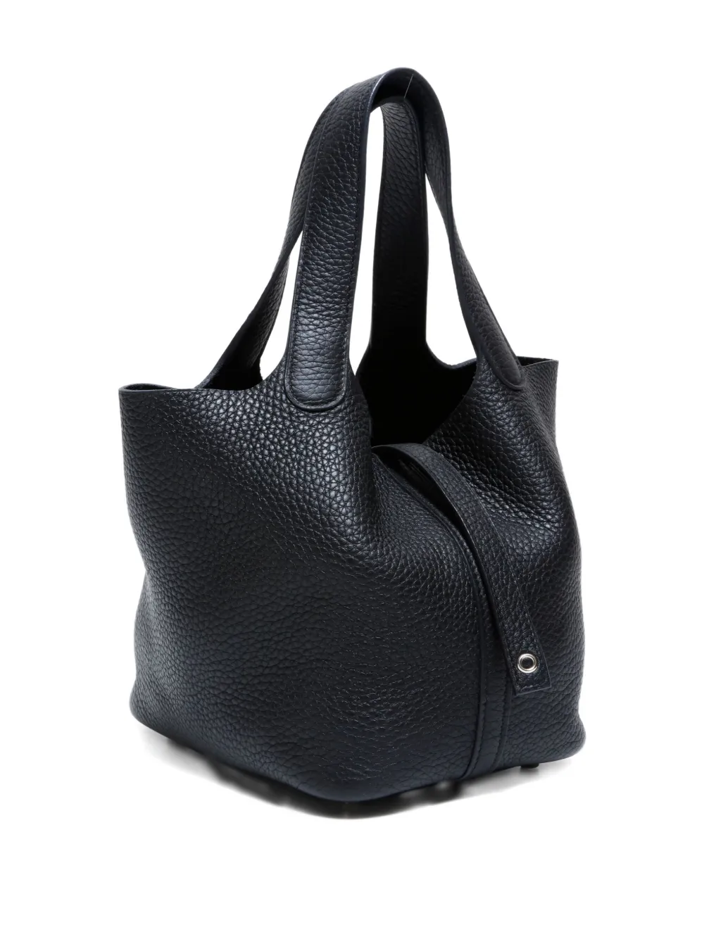 Pre-owned Hermes 2022 Picotin Pm Tote Bag In Black