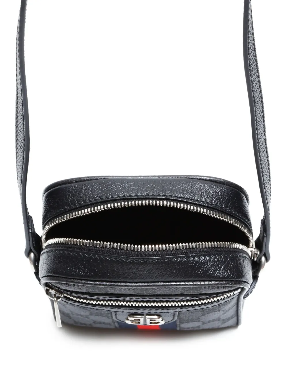 Pre-owned Balenciaga X Gucci 2022s The Hacker Project Shoulder Bag In Black