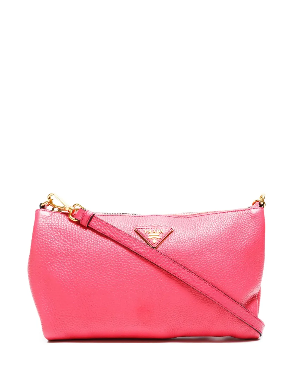 Prada Pre-Owned bolsa de hombro con logo triangular 2000-2020 | rosado | Image 1