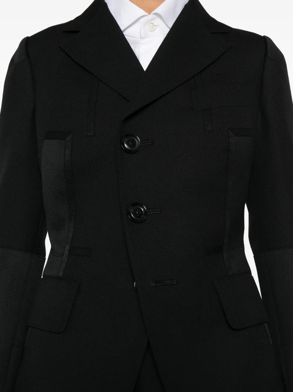 Shiro Sakai Jack met vlakken Zwart