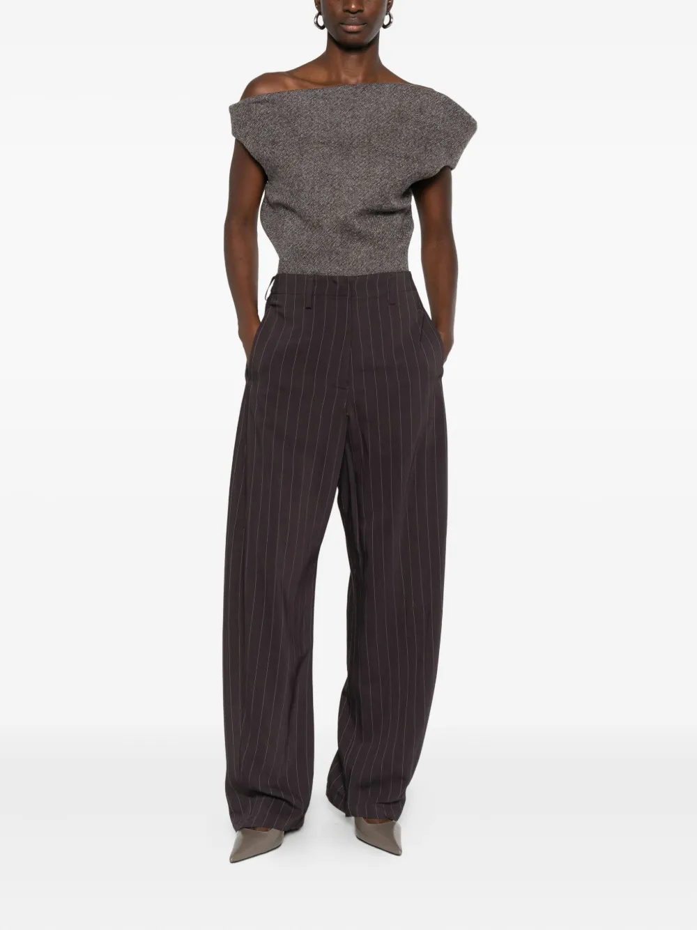 Magda Butrym pinstripe pants - Bruin