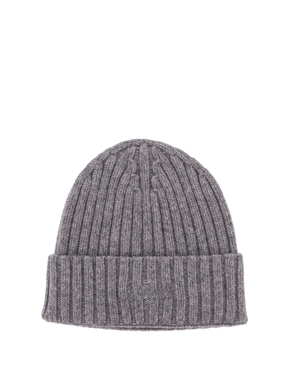 MC2 Saint Barth Wengen ribbed wool beanie - Grijs