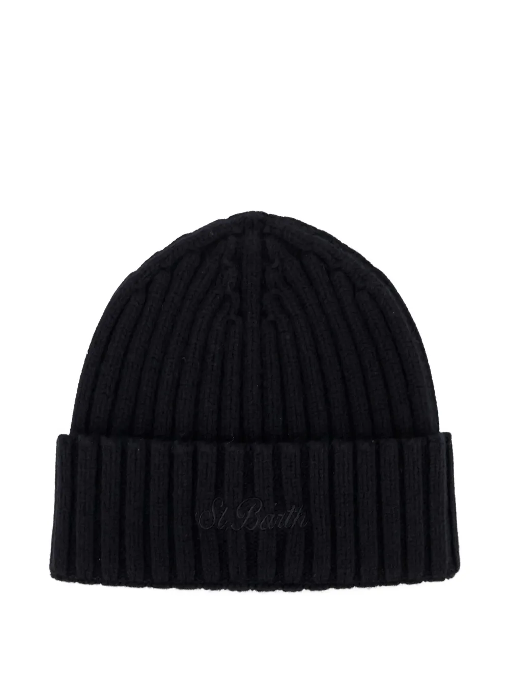 MC2 Saint Barth Wengen ribbed beanie - Zwart