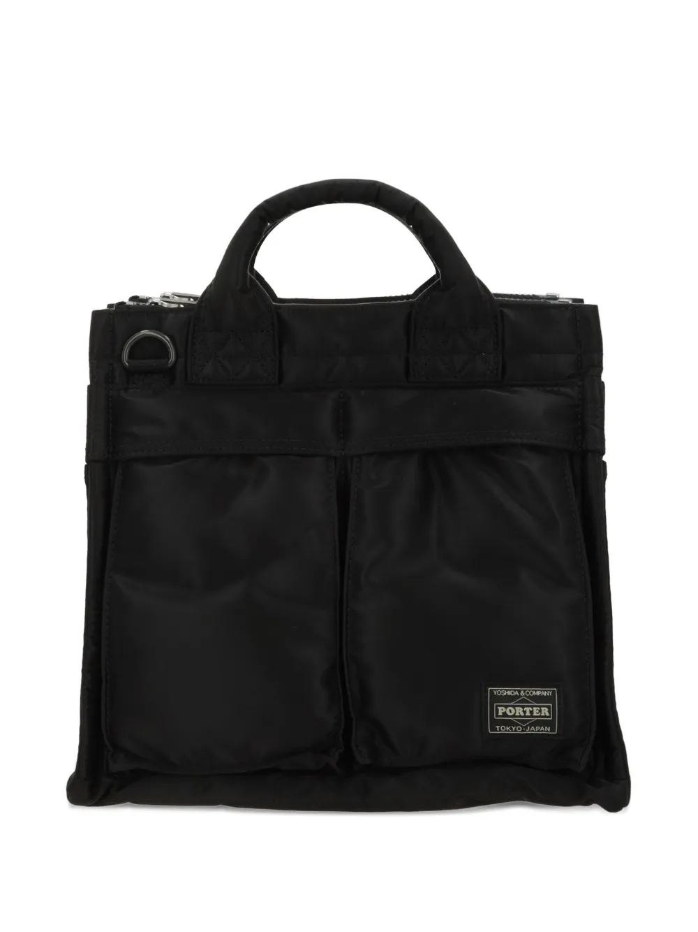 Porter-Yoshida & Co. zip-pocket tote bag | Black | Image 1