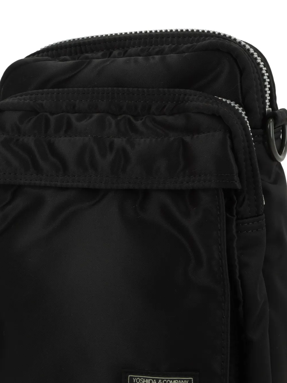 Porter-Yoshida & Co. Messengertas met rits Zwart