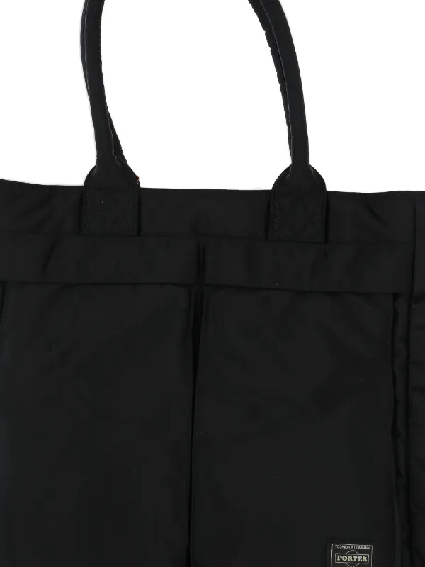 Porter-Yoshida & Co. Zip Pocket Tote Bag | Black | FARFETCH