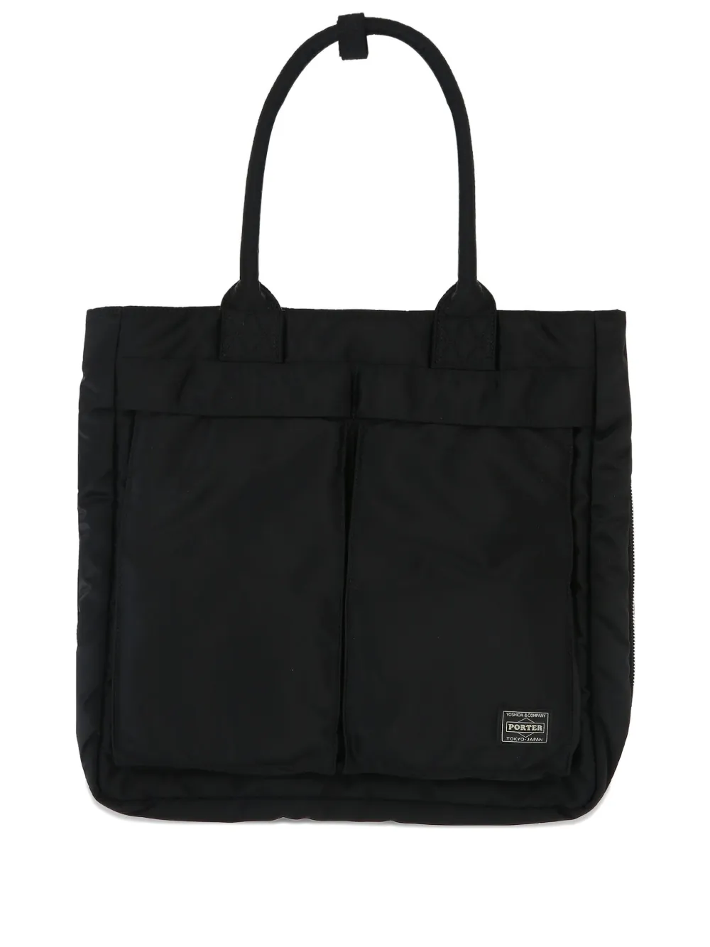 Porter-yoshida & Co Zip Pocket Tote Bag In Black