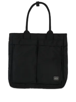Porter-Yoshida & Co. Zip Pocket Tote Bag | Black | FARFETCH
