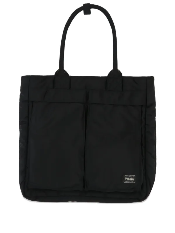 バッグ Porter Porter-Yoshida & Co. Zip Pocket Tote Bag | Black | FARFETCH CA