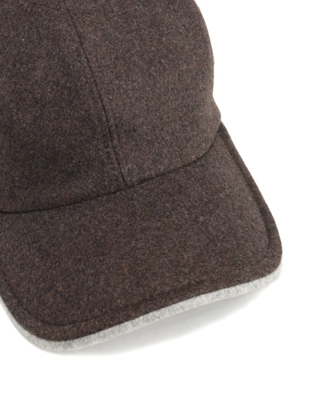 Barba Napoli Cashmere Baseball Cap In Brown