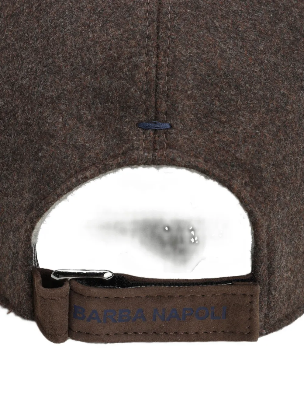 Barba Napoli Cashmere Baseball Cap In Brown