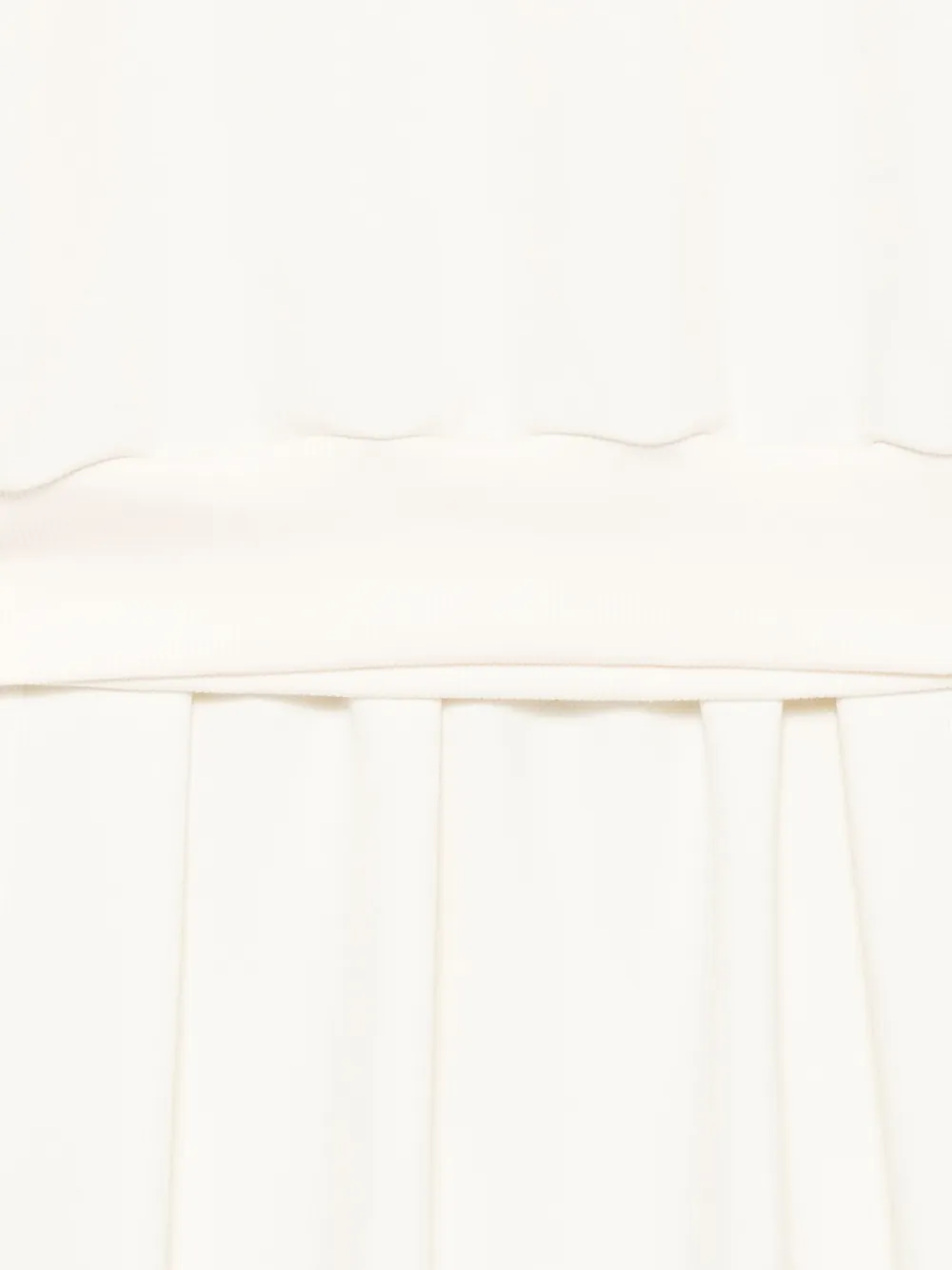 Magda Butrym Gebreide jurk met ceintuur Wit