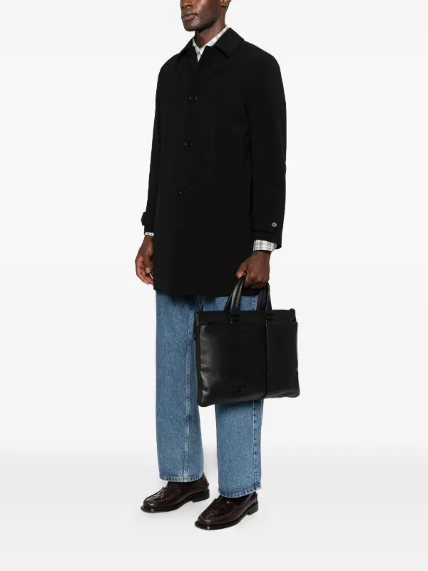 【PIQUADRO】ビジネスバッグ 黒 レザー PIQUADRO Maletin ビジネスバッグ | ブラック | FARFETCH JP