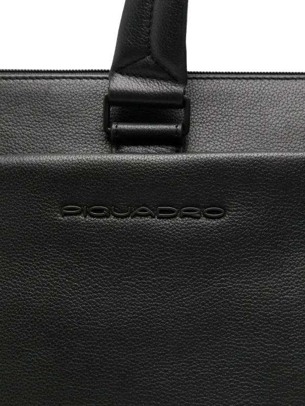 【PIQUADRO】ビジネスバッグ 黒 レザー PIQUADRO Maletin ビジネスバッグ | ブラック | FARFETCH JP
