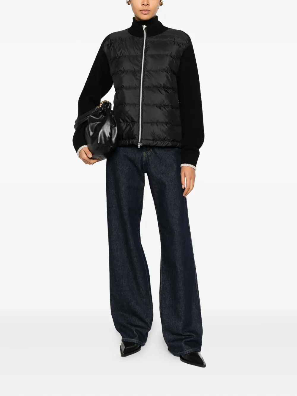 Herno cardigan zippé à design matelassé | Cardigans | Image 2