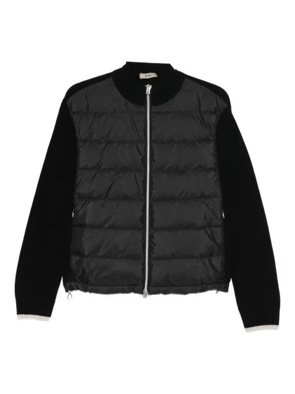 Herno パデッド カーディガン | ブラック | FARFETCH JP