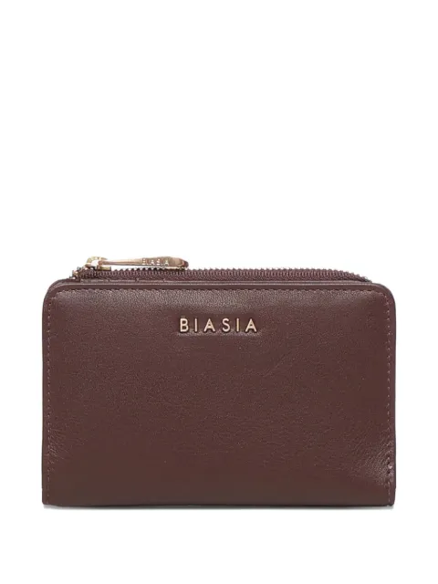 BIASIA logo-lettering wallet