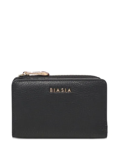 BIASIA logo-lettering wallet