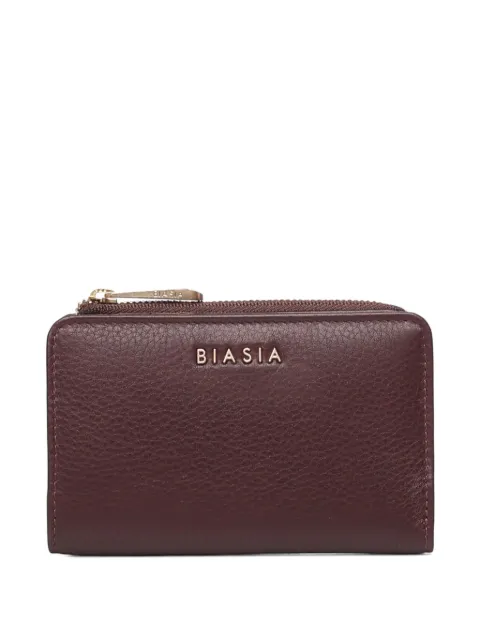 BIASIA logo-lettering wallet