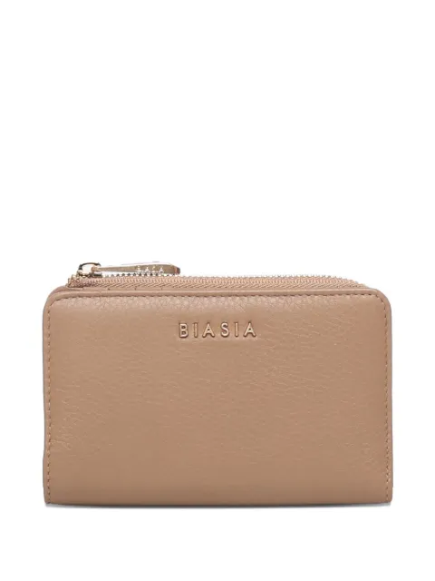 BIASIA logo-lettering wallet