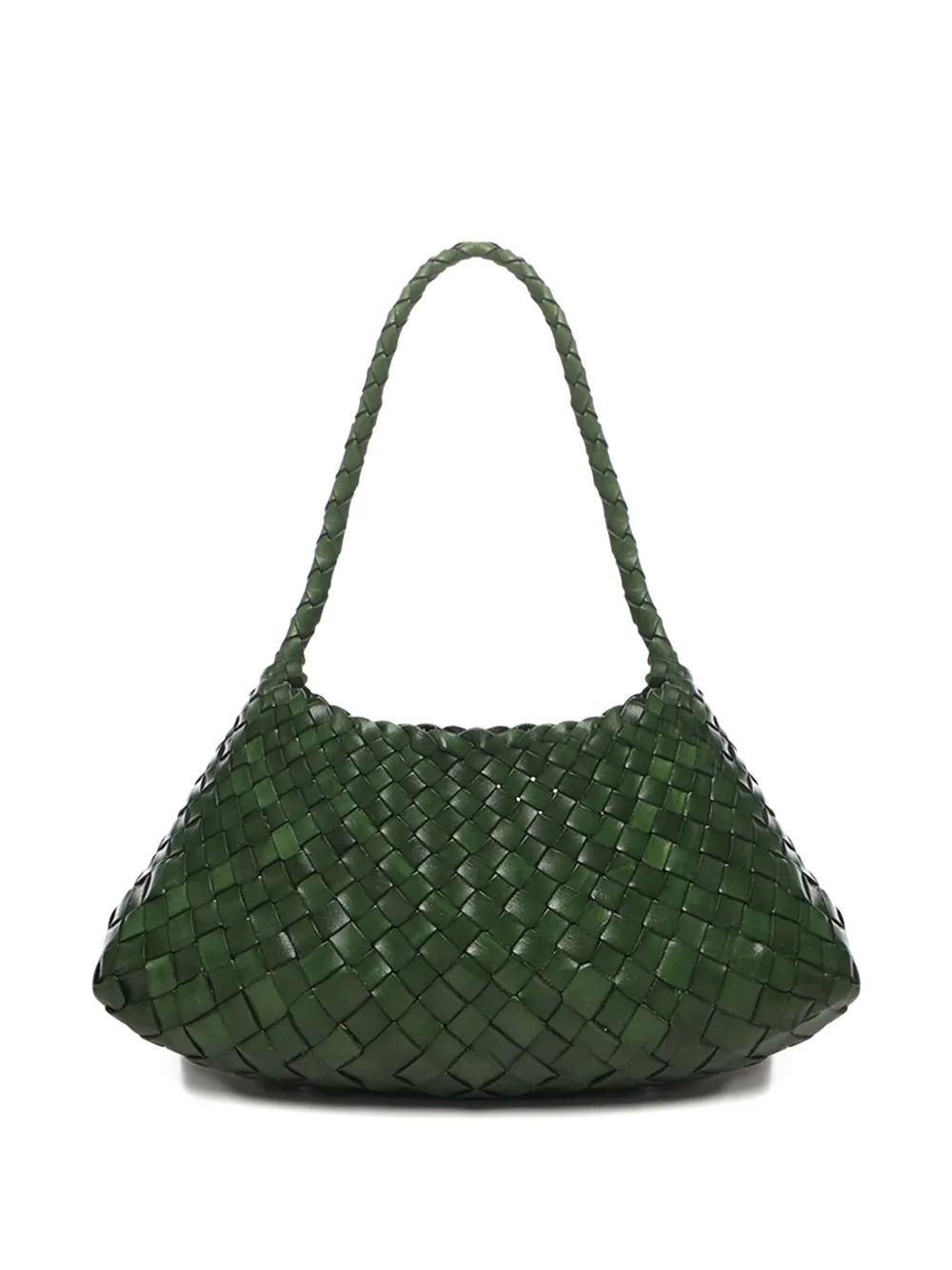 DRAGON DIFFUSION Rosanna woven shoulder bag - Groen