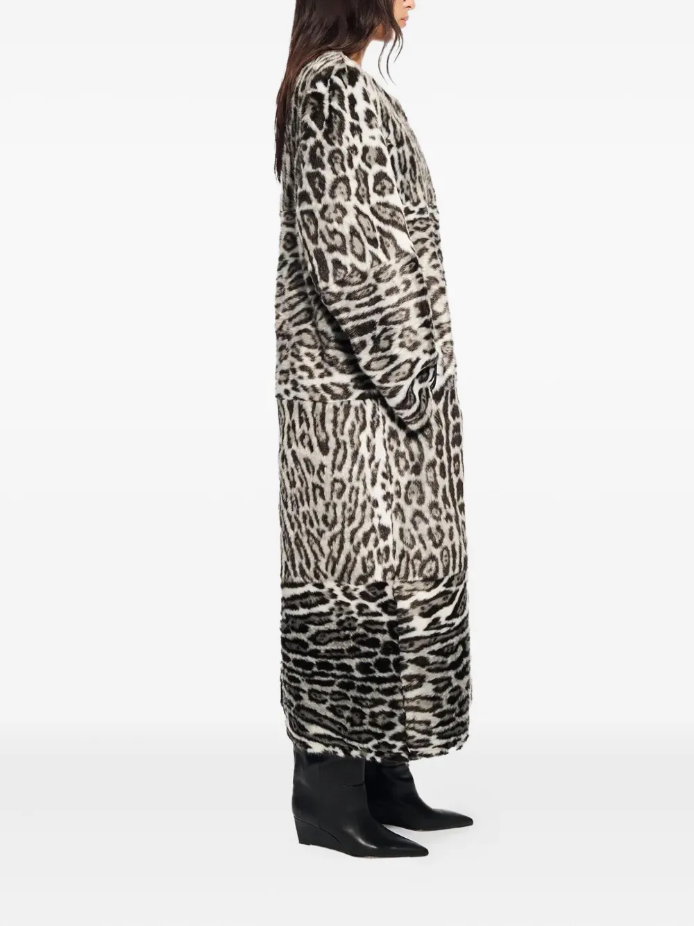 STAND STUDIO Jas met patchwork Zwart