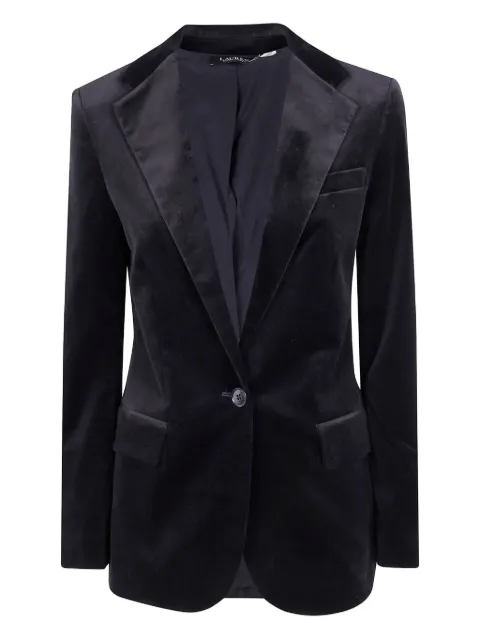 Lauren Ralph Lauren blazer de terciopelo con botones