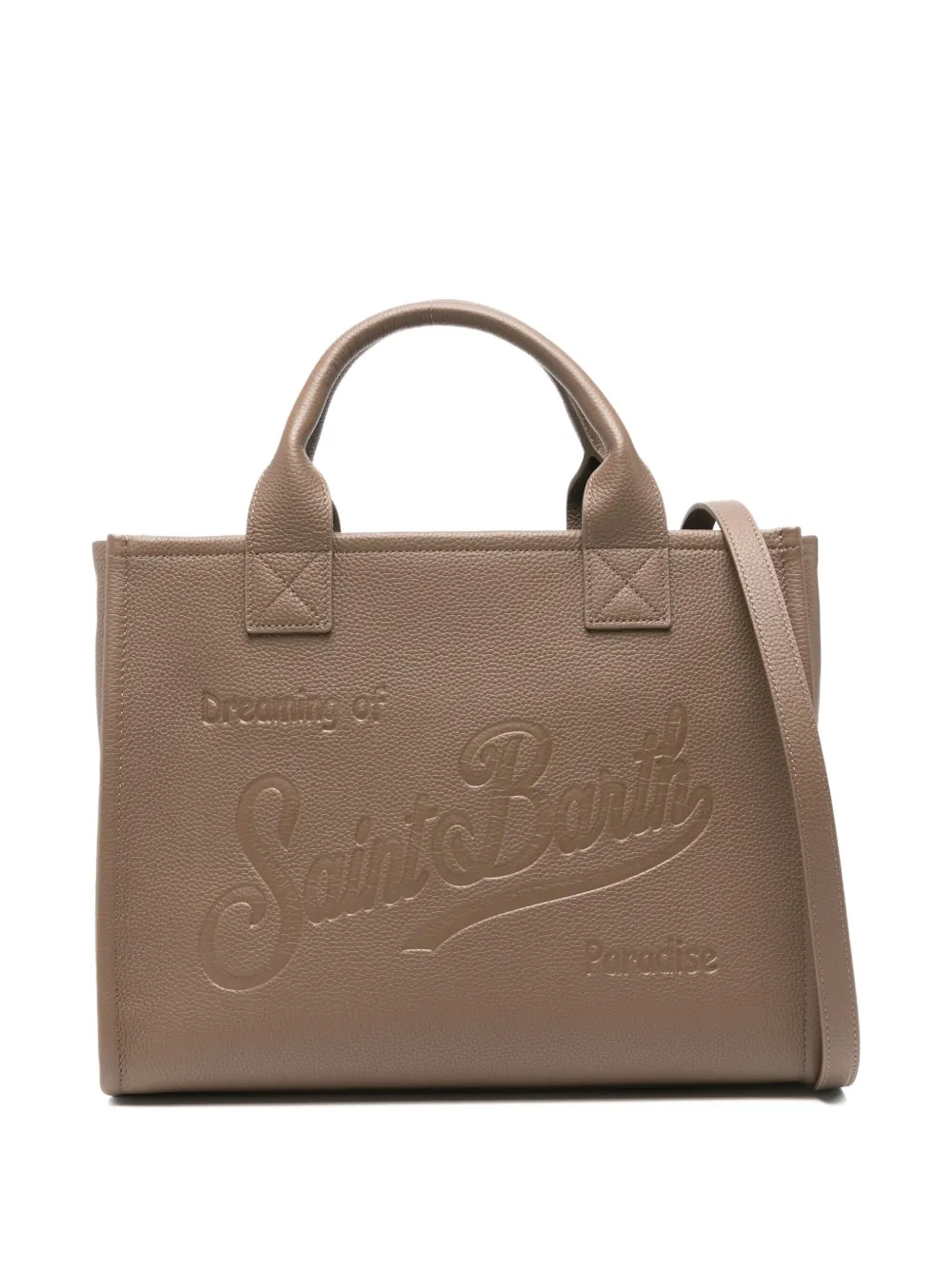 Mc2 Saint Barth Large Vanity Tote Bag In Brown