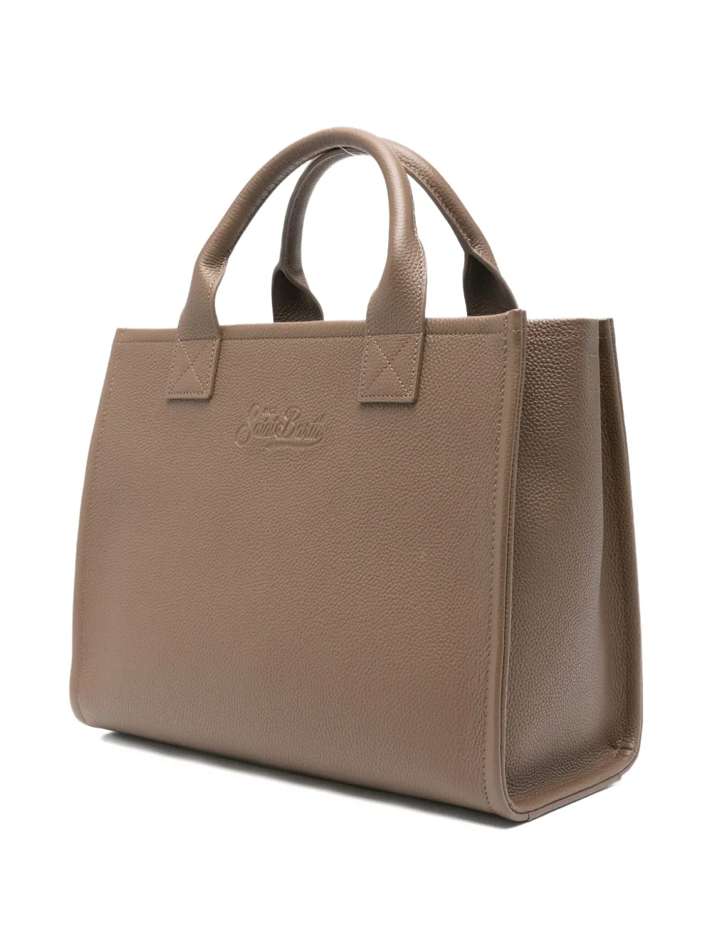 Mc2 Saint Barth Large Vanity Tote Bag In Brown