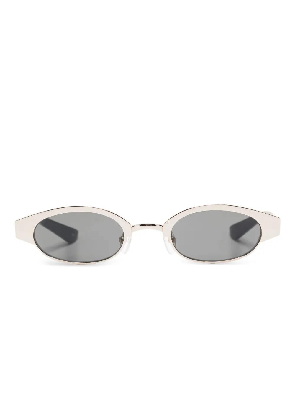 Alexander McQueen Eyewear oval-frame sunglasses | Gold | Image 1