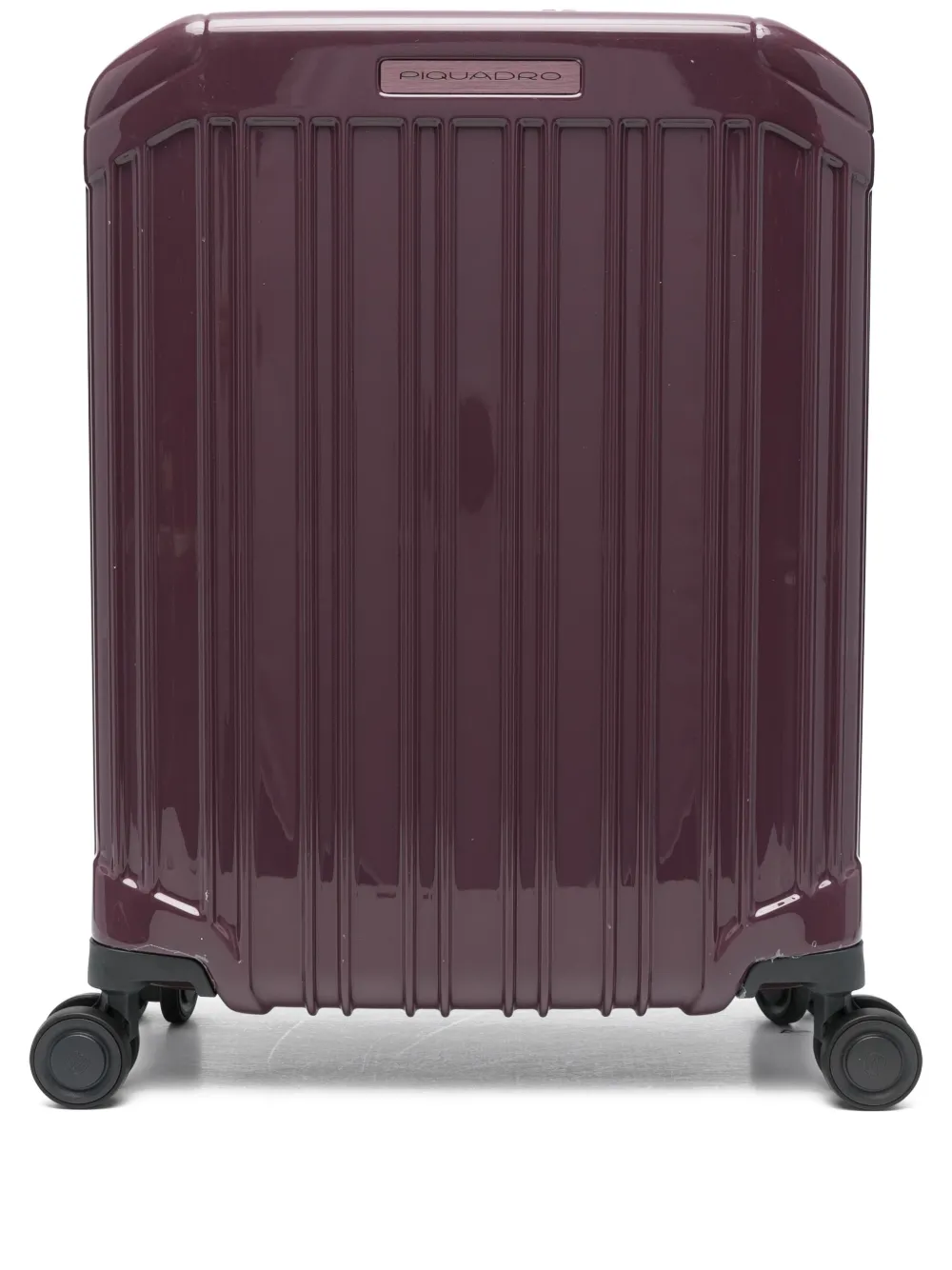 PIQUADRO maleta de viaje con placa del logo | rojo | Image 1