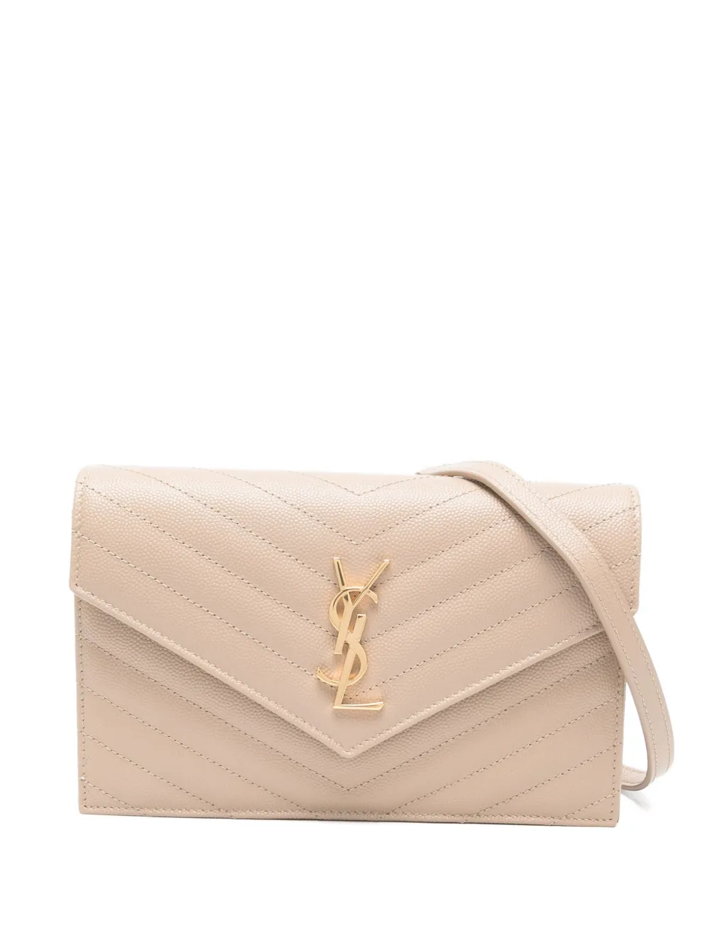 Saint Laurent Cassandre envelope shoulder bag | Neutrals | Image 1