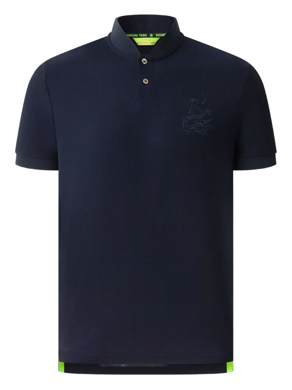 Shanghai Tang playera tipo polo Tang Dragon | azul | Image 1