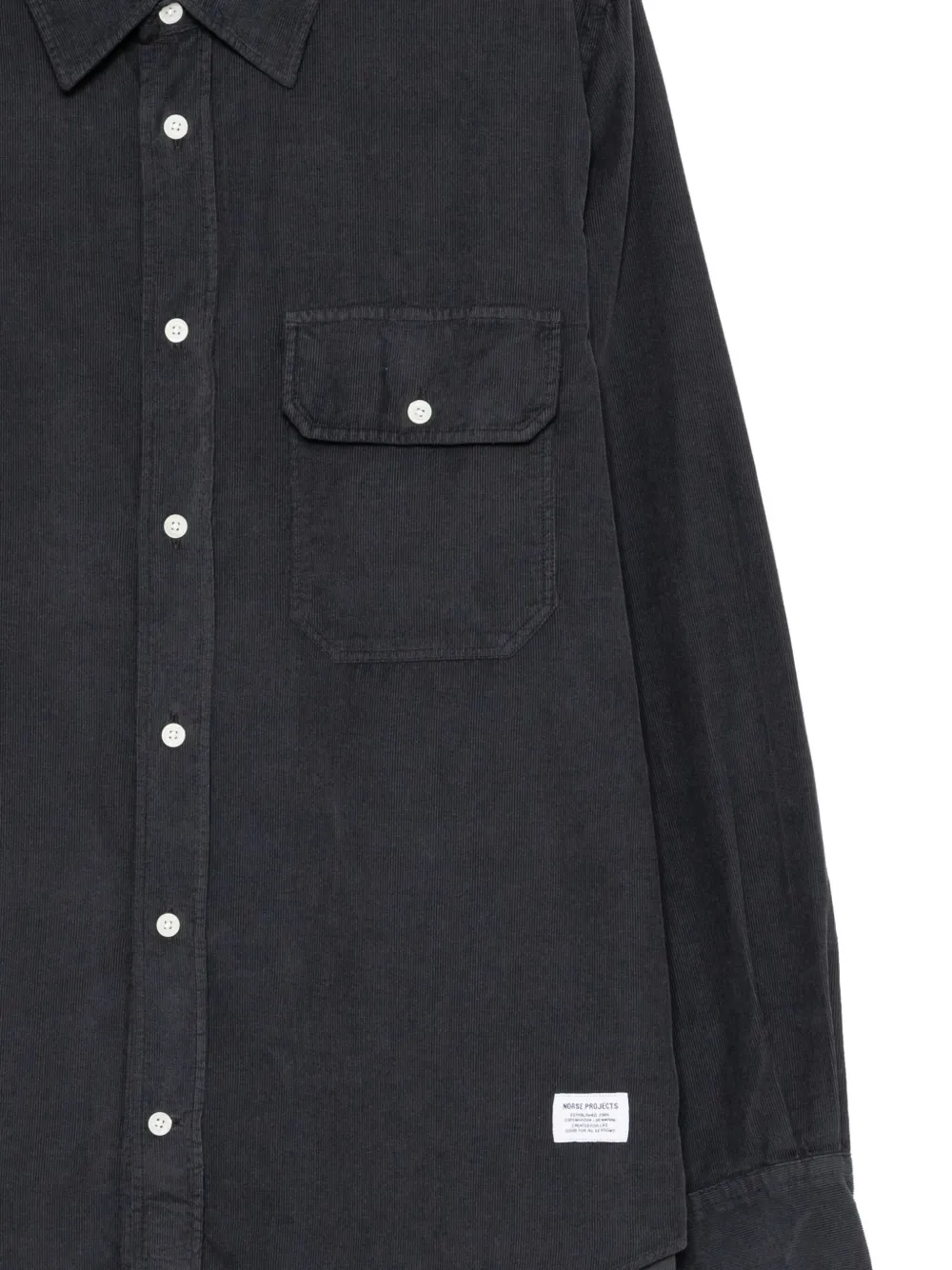 Norse Projects Algot overhemd Grijs