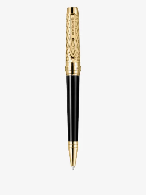 Roberto Cavalli two-tone engraved pen