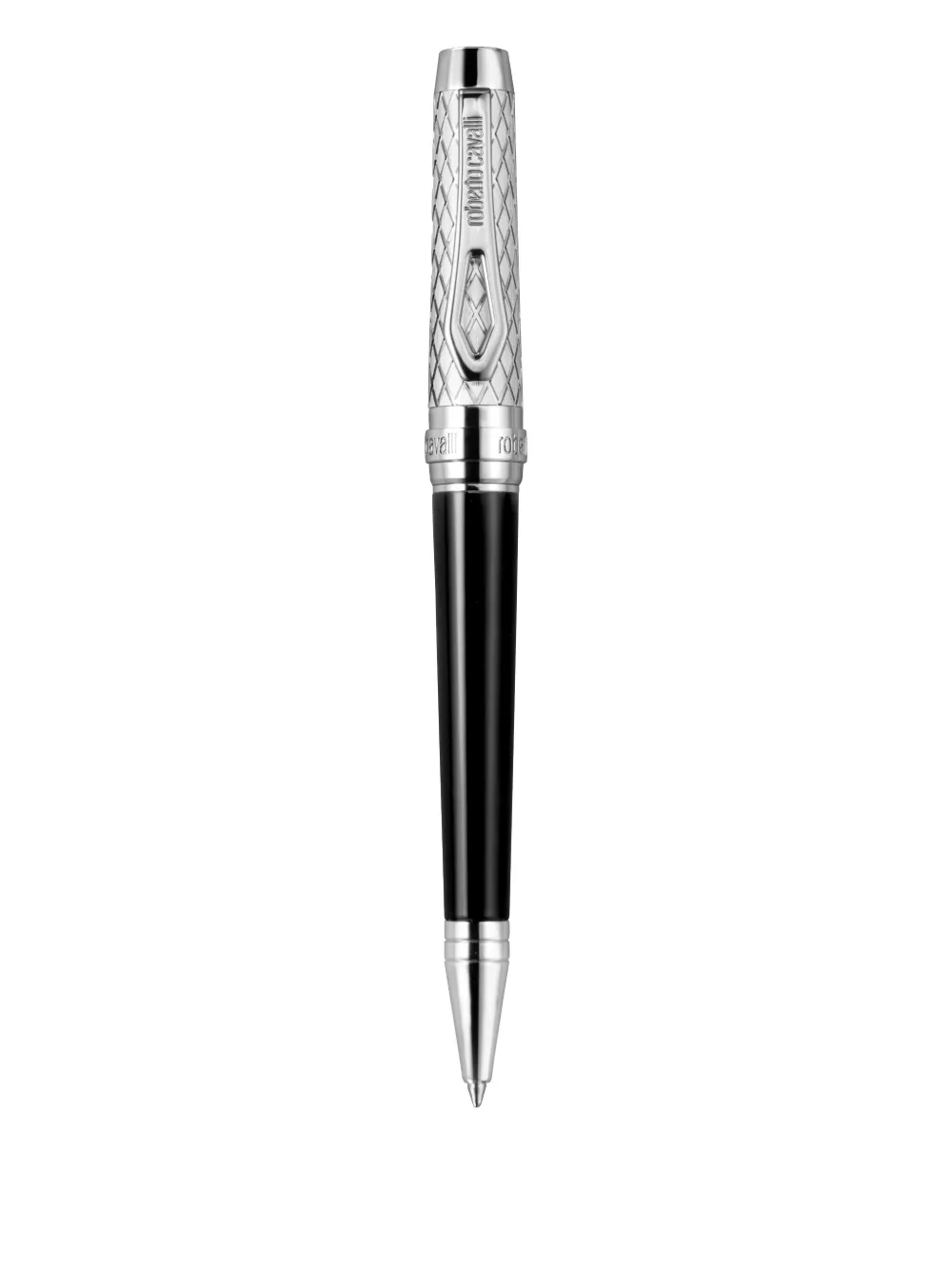 Roberto Cavalli diamond-pattern pen | Black | Image 1